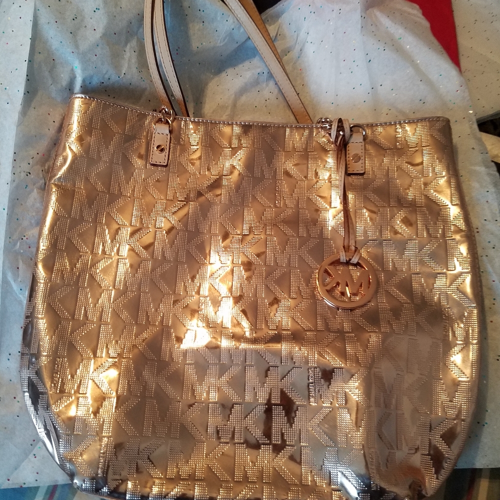 MK Rosegold Tote